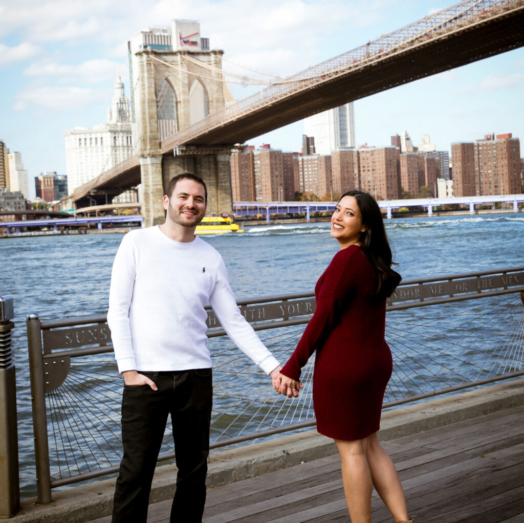 Brooklyn Bridge Park Wedding Proposal