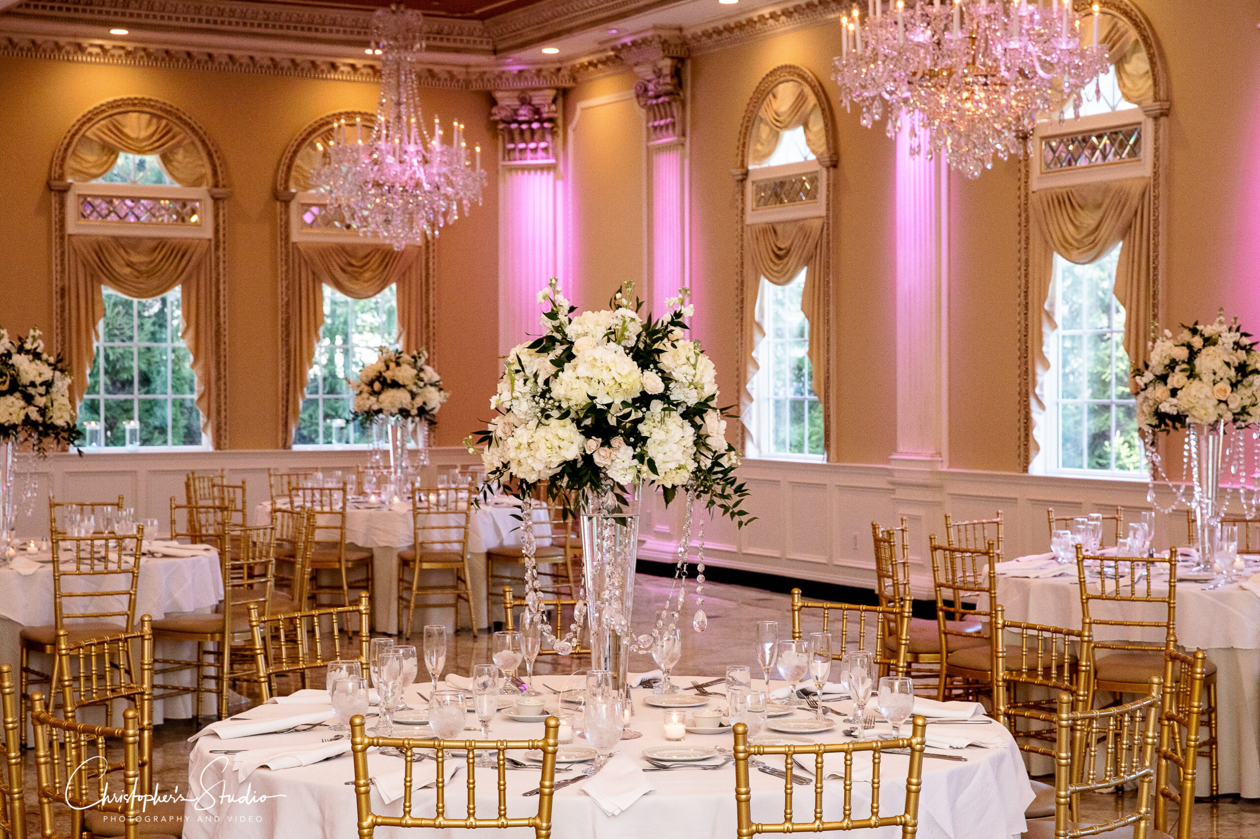 Detail Photos in Ballroom at Old Tappan Manor.