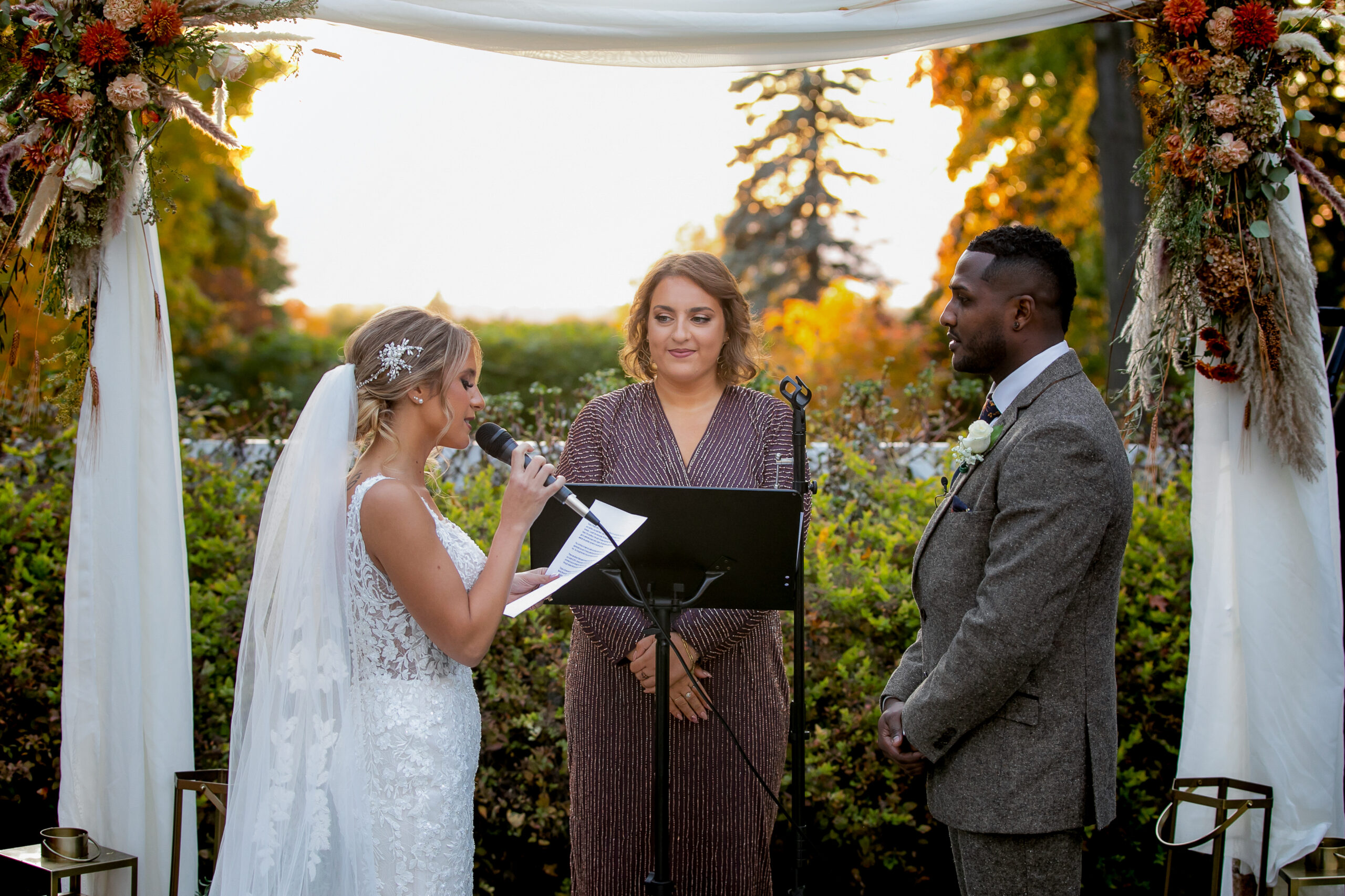 Outdoor ceremony at The Briarcliff Manor