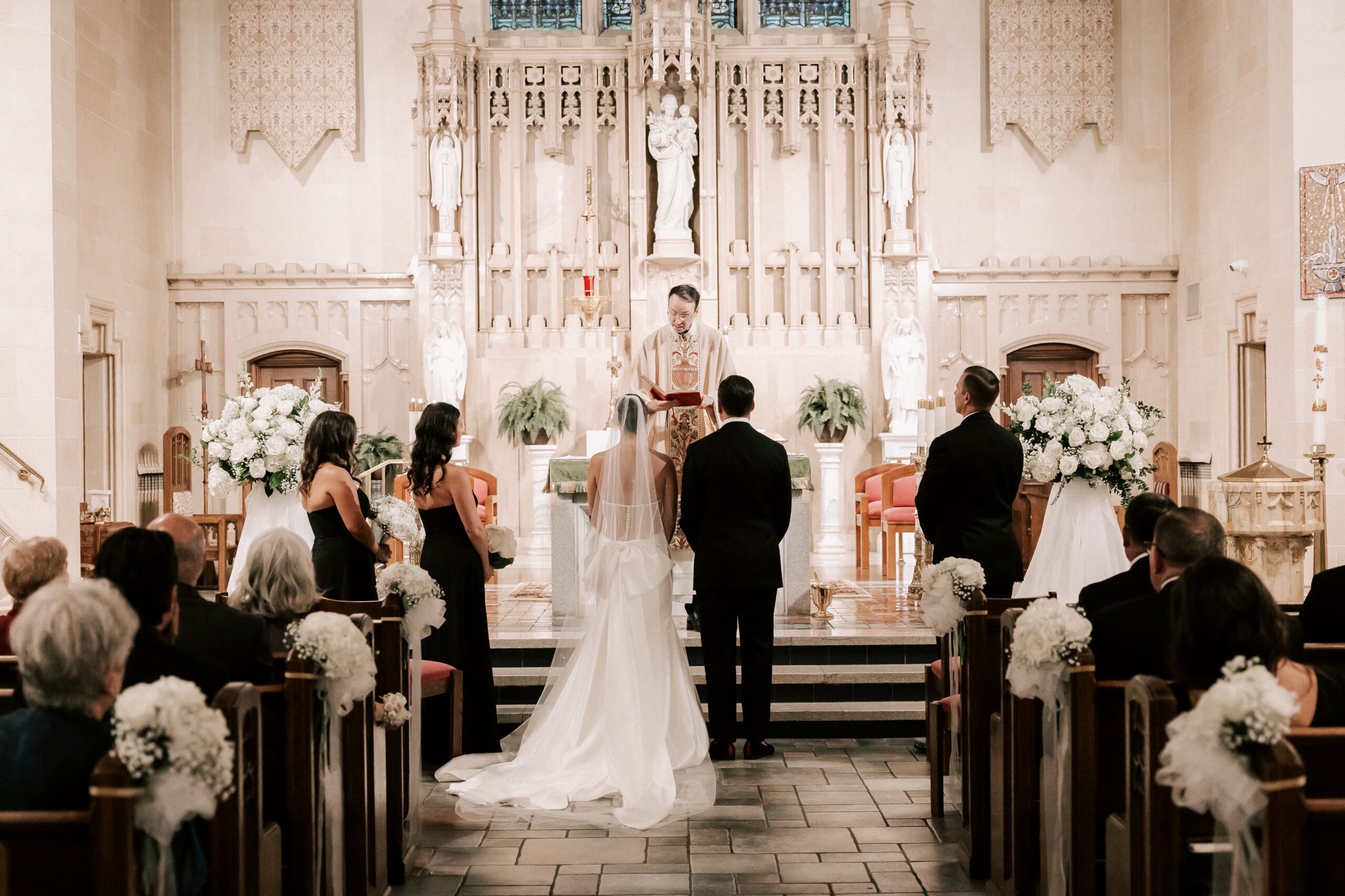 wedding ceremony at church 