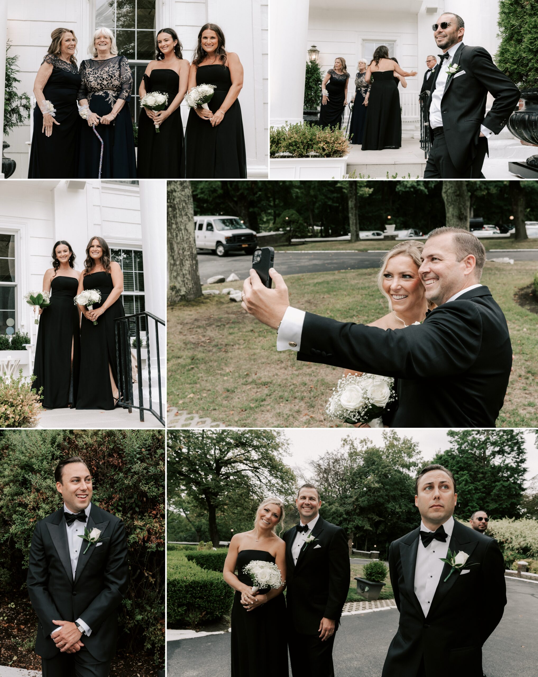Candid photos during bridal photo session